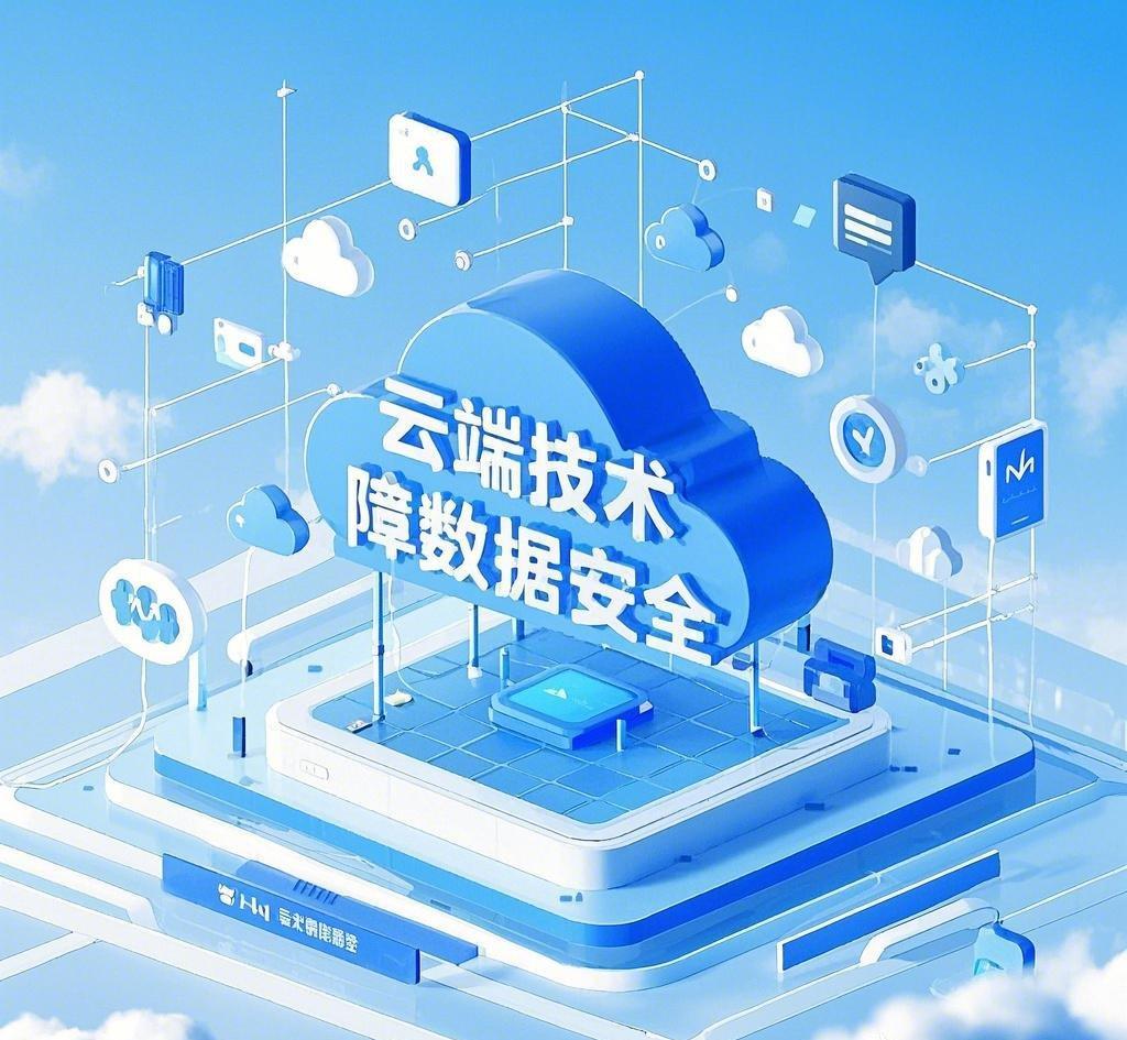 生成一个软件介绍图，强调云端技术保障数据安全，.jpeg